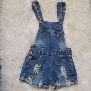 Short overalls shortalls